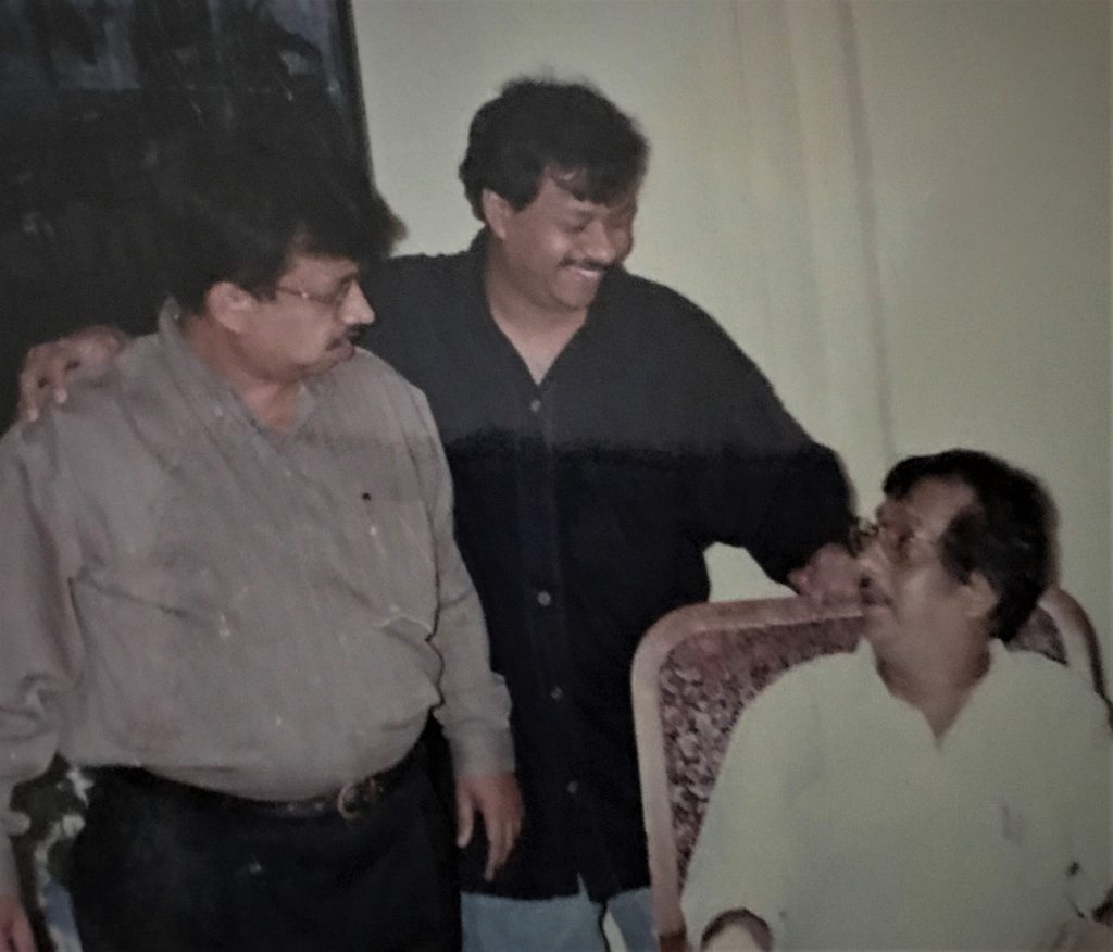 My family & Business Colleagues Surendrabhai, Shiv, and Birendrabhai of Creative Garments, Mumbai, India