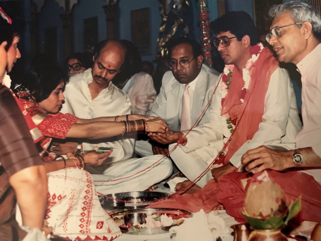 We got married again. This time it was a great Indian Wedding with the Blessings of family & friends & God as our Witness. Geeta Temple, Queens, New York.