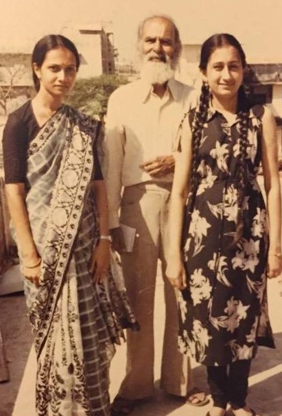  Sanatji, my first Art Guru, Sushma my class partner in crime.
