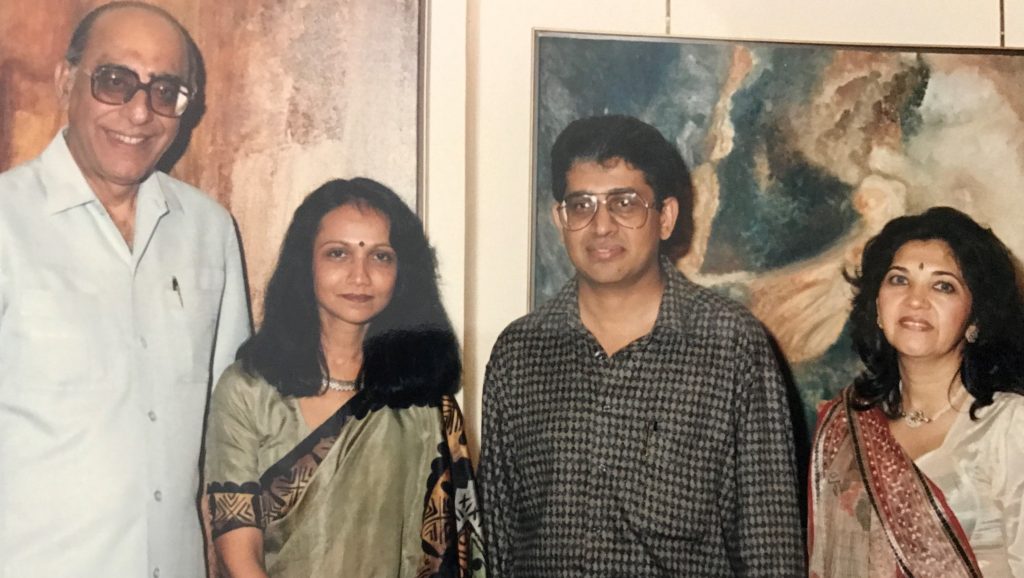 Pratimaben & Shashibhai Morjaria, the most supportive organizers of my first Art Show