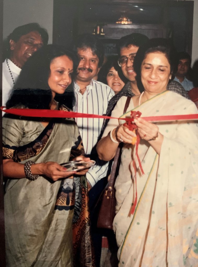 My most memorable & special Art Show inauguration by Bakulben Patel at the Taj Art Gallery