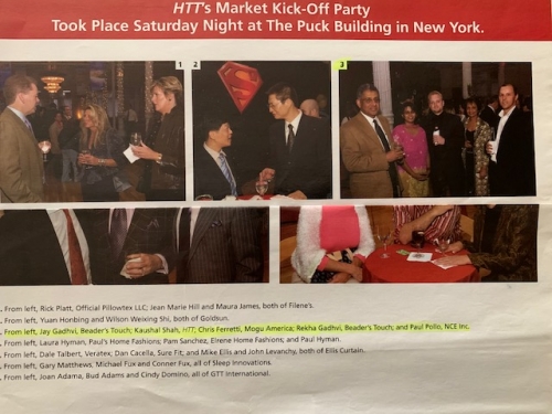  Home Textiles Today Kick Off Party