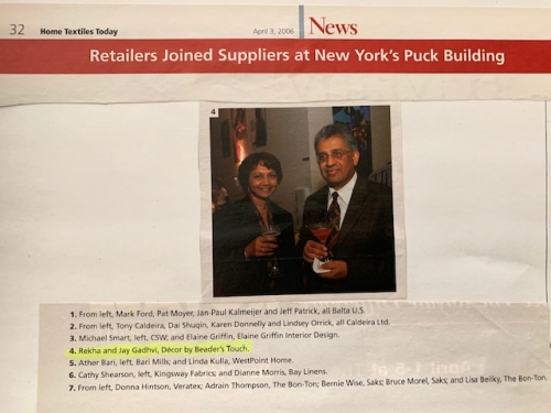 Jay & Rekha - Home Textiles Today