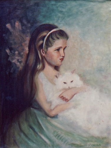 Girl with a Cat