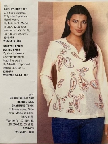 Embroidered Silk Top made by Sonal Garments for Beader's Touch