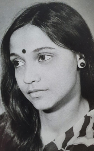 The picture perfect sister Vasanti in London.